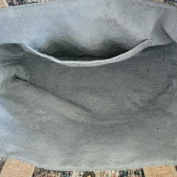 Amber Lewis And Loloi Pink and Blue Tote Bag with Contemporary Design - Picture 9 of 9